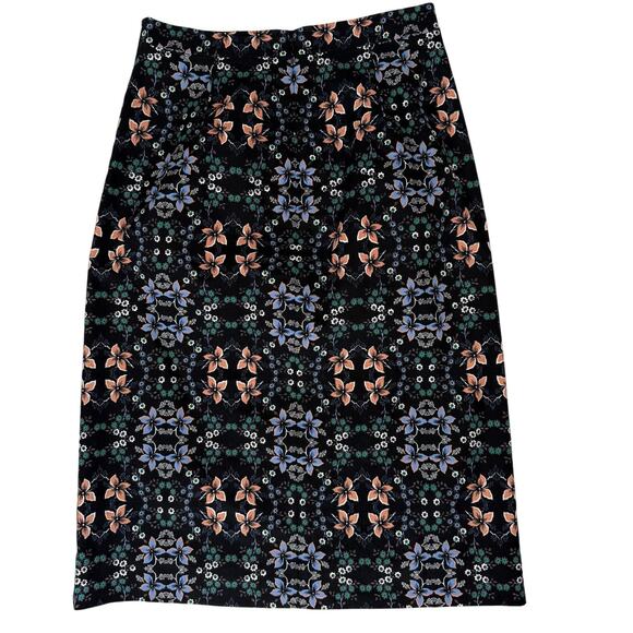 J.Crew Multicolor Textured Pencil Skirt Women’s 2 Wool Blend Lined 26.5” - Picture 3 of 6
